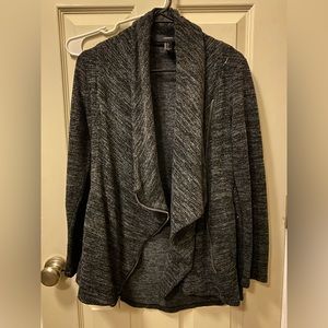Forever 21 Drape Front Jacket with Zipper
